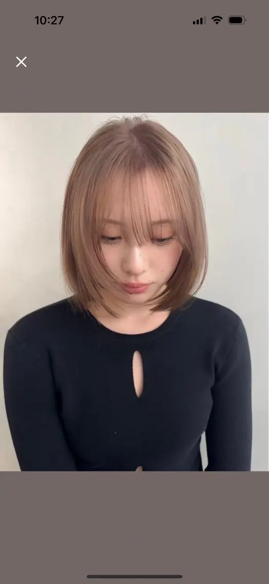 ミディアム ヘアカラー 🎀 レイヤーカット カラー / 錦糸町のヘアスタイル