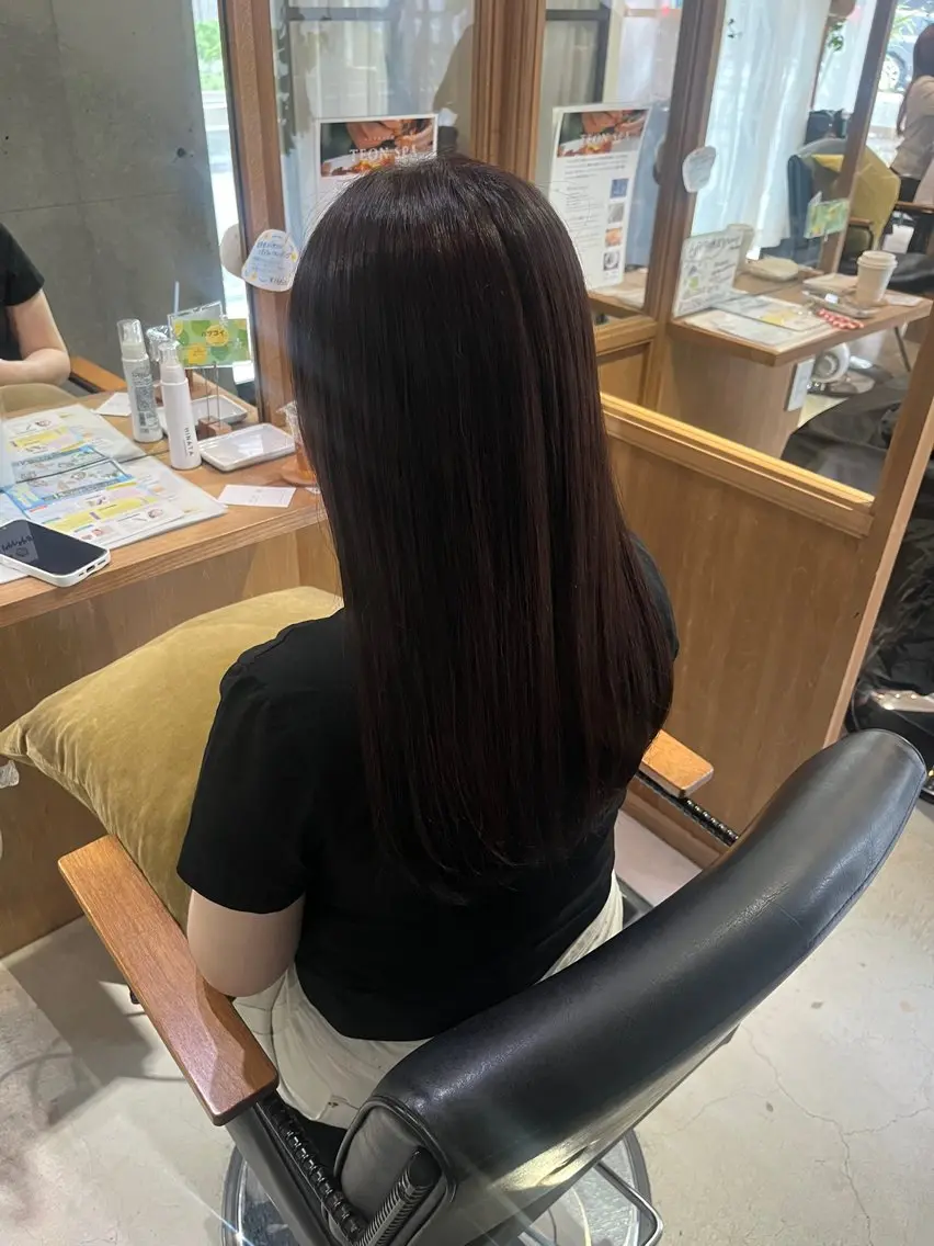 ロング ヘアカラー FERIA池田 神原萌花のヘアスタイル