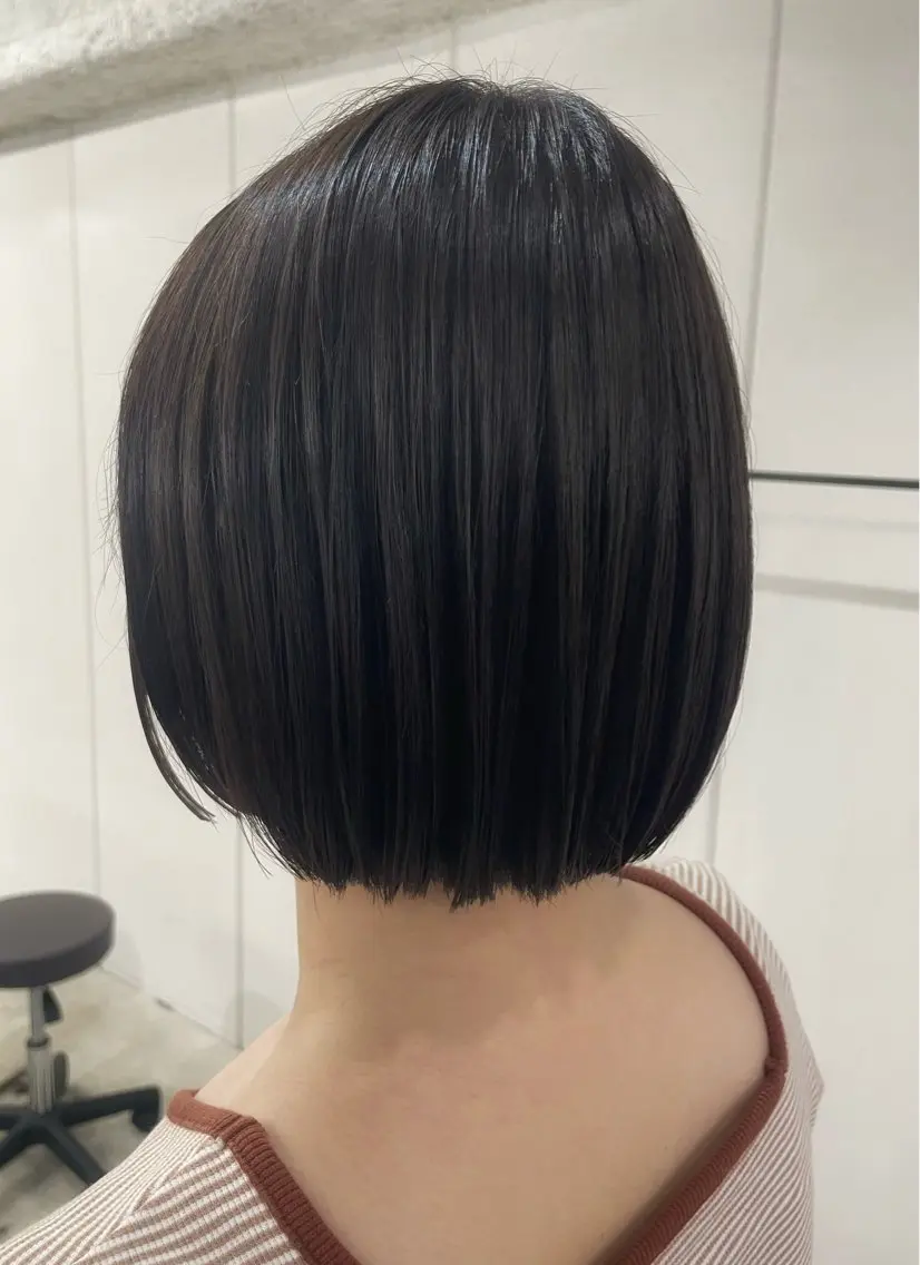 ショート ボブ カット 縮毛矯正 自然な縮毛矯正/ メンズtatsukiのヘアスタイル