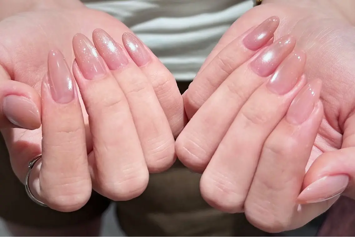 大人気🎀プルプルマグネットorフラッシュネイル ♡海外最新水光ジェル🫧/新規様ソフトジェールオフ無料の写真