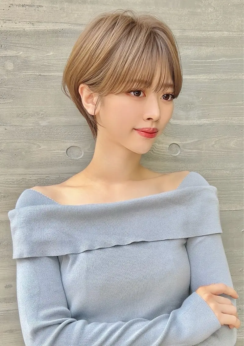 ショート カラー カット ヘアカラー トリートメント 表参道ショート・ボブ 特化/たかつのヘアスタイル
