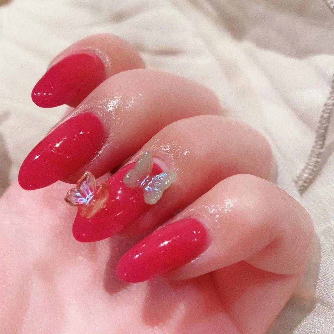 ネイル 長さ出し ハンドネイル Nailist suzuのネイルデザイン