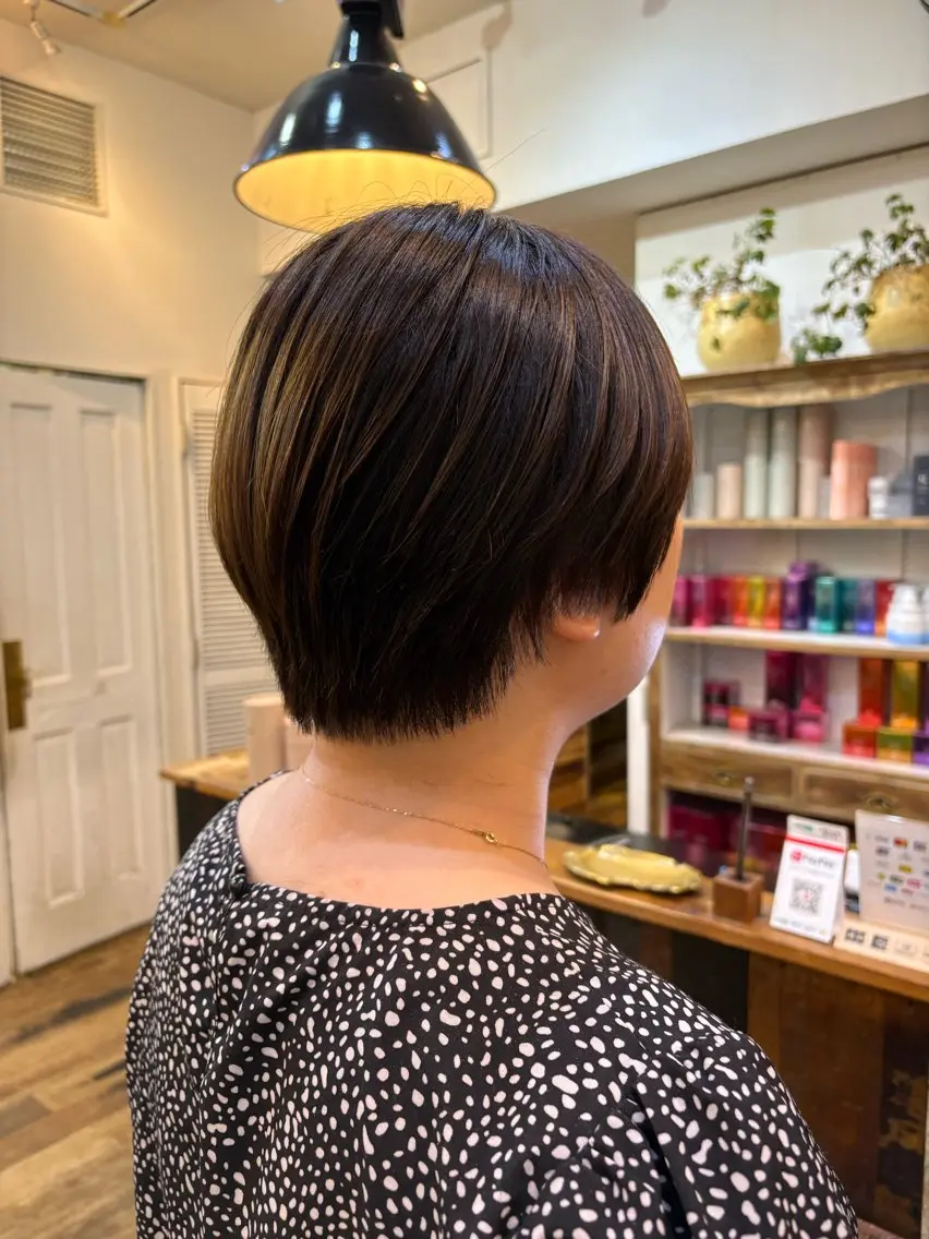 ショート ショートヘア 似合わせカット‪// 鶴我万唯華のヘアスタイル