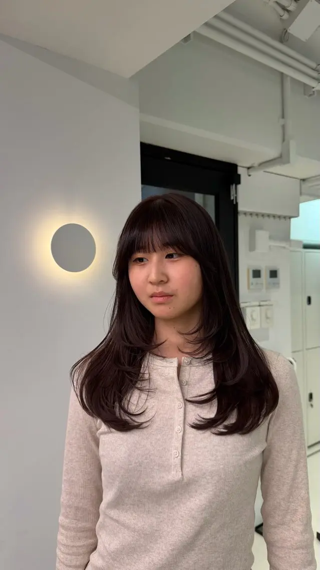 ロング カラー カット ヘアカラー トリートメント naturalカラー / Rukaのヘアスタイル