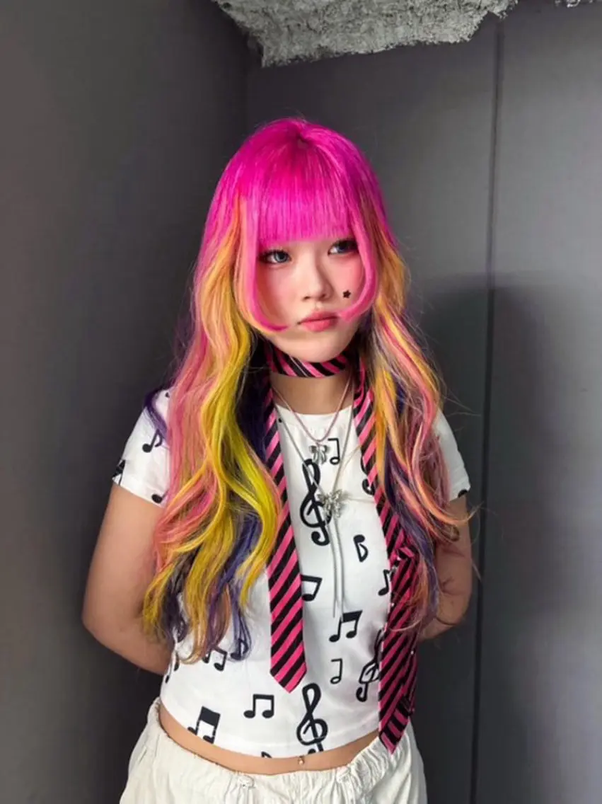 ロング カラー ヘアカラー デザインカラー /rioのヘアスタイル