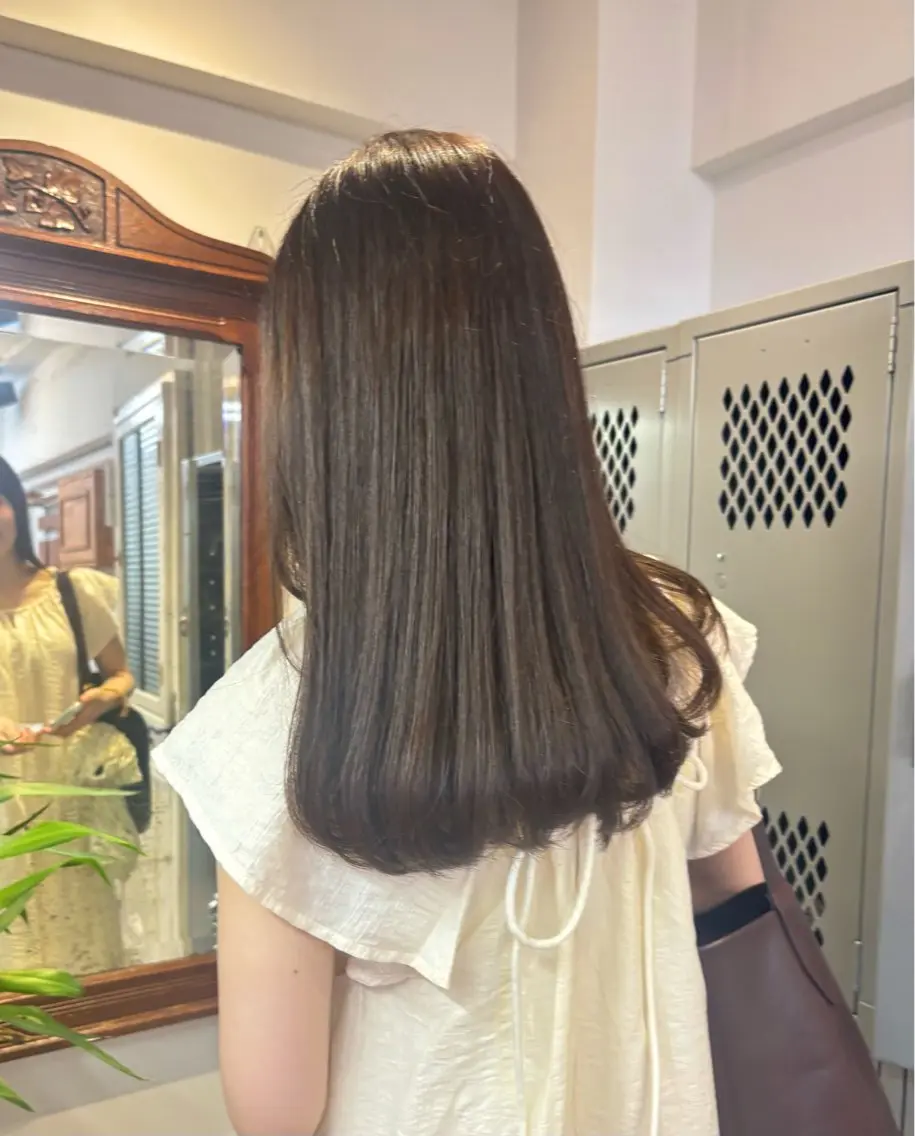 ミディアム カラー ヘアカラー sakura/抜け感 ⭐︎透明感hairのヘアスタイル