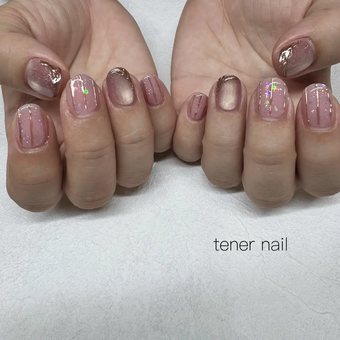 ネイル ピンク ハンドネイル テネルネイル tener nailのネイルデザイン