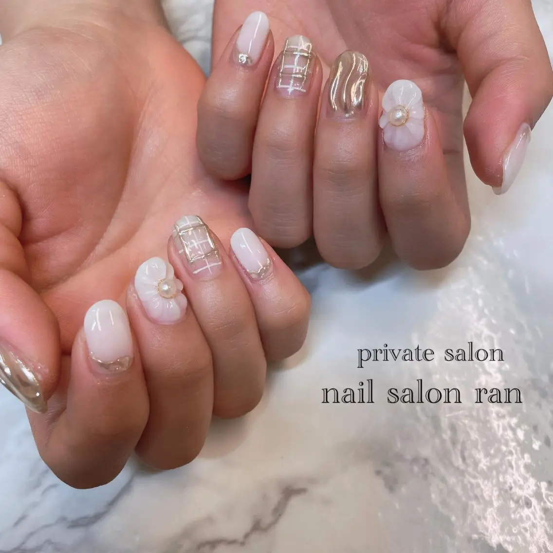 ネイル 成人式 nailsalon ranのネイルデザイン