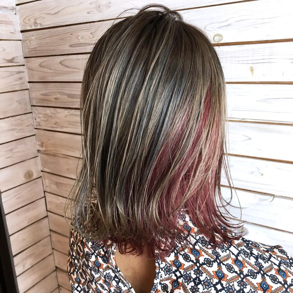 ミディアム カット ヘアカラー ✨大人美人ショート✨ 店長 藤井一輝のヘアスタイル