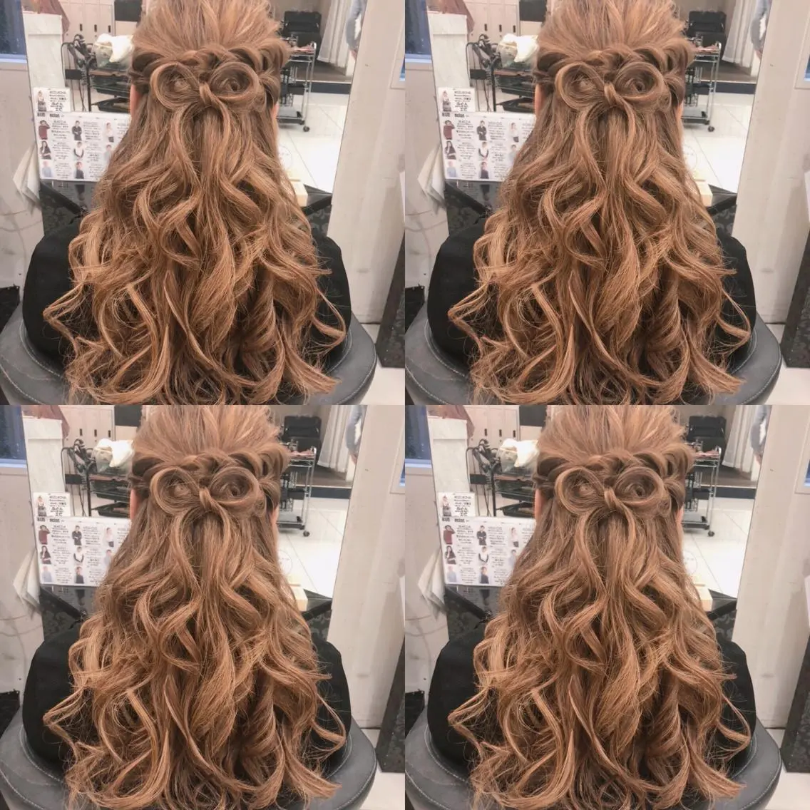 ロング ヘアアレンジ ハーフアップ ヘアセット 🌷MAYU 🌷のヘアスタイル