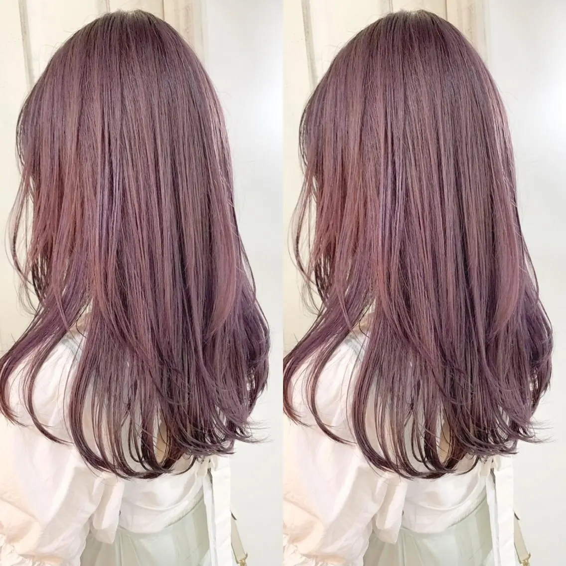 セミロング 🎀レイヤーカット 光沢カラー🎀飯田のヘアスタイル