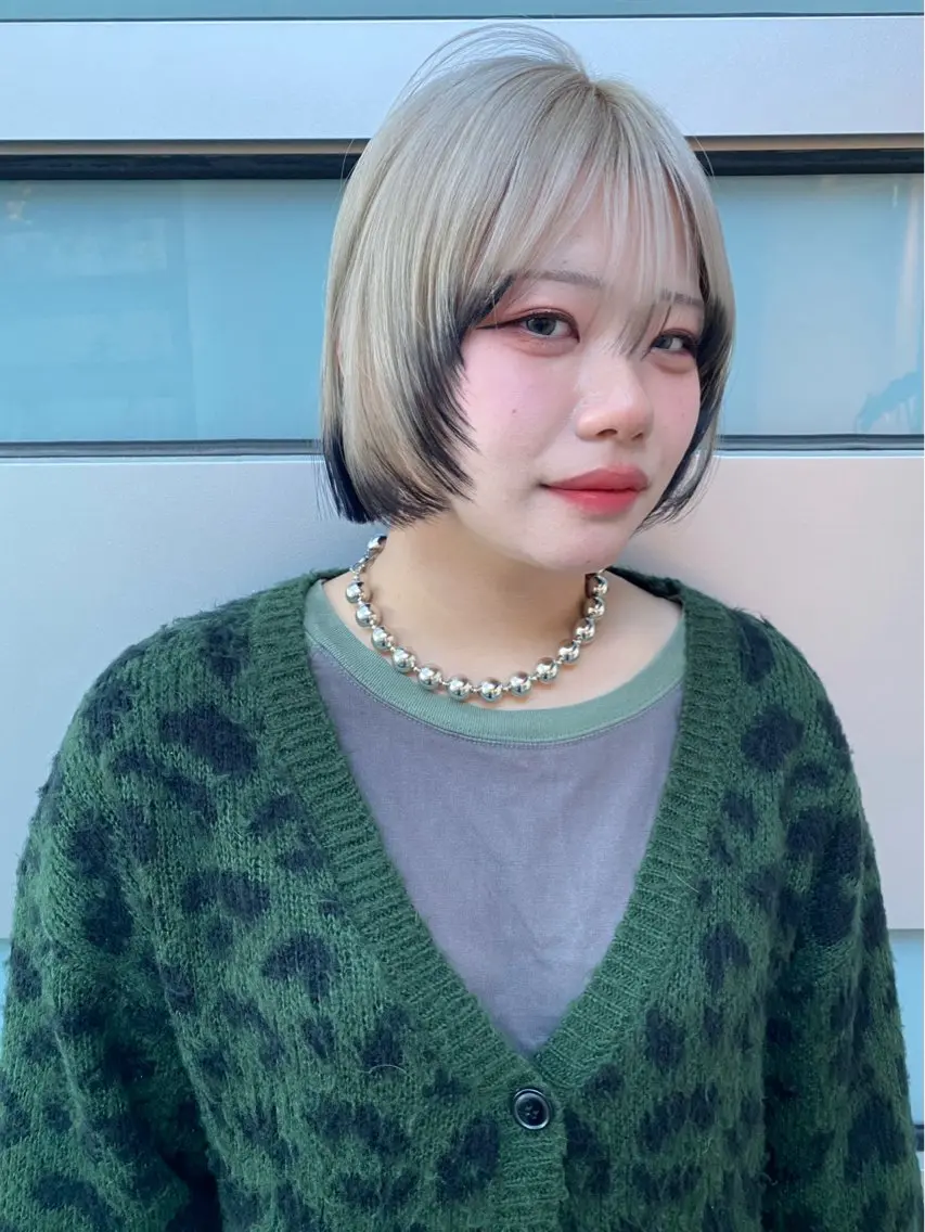 ショート カラー ボブ カット ヘアカラー トリートメント mai / linoah˚✧のヘアスタイル