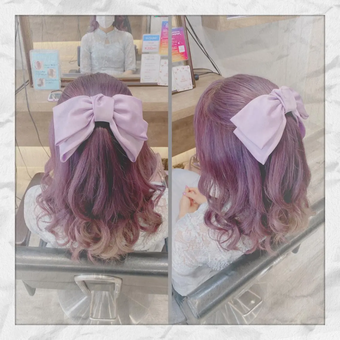 ミディアム ヘアアレンジ ヘアセット ヘアセット/着付け 𓇼 まつもと𓇼のその他イメージ