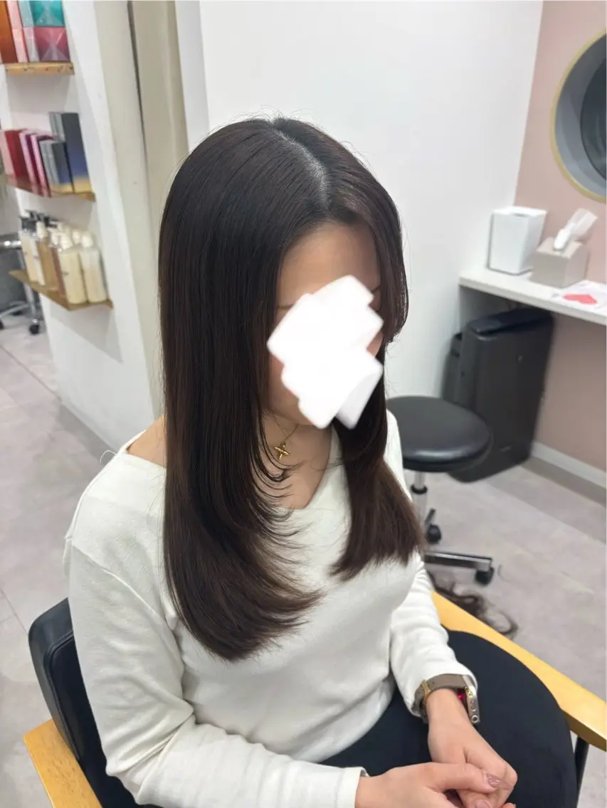 セミロング 田中澪🩵ྀི /HUG横浜のヘアスタイル