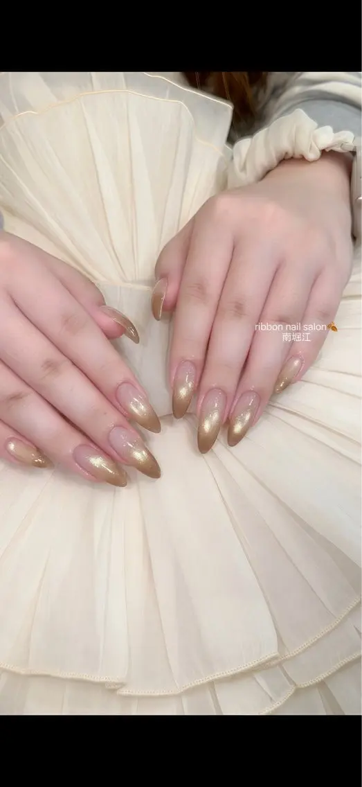 ネイル ハンドネイル RibbonNail 南堀江のネイルデザイン