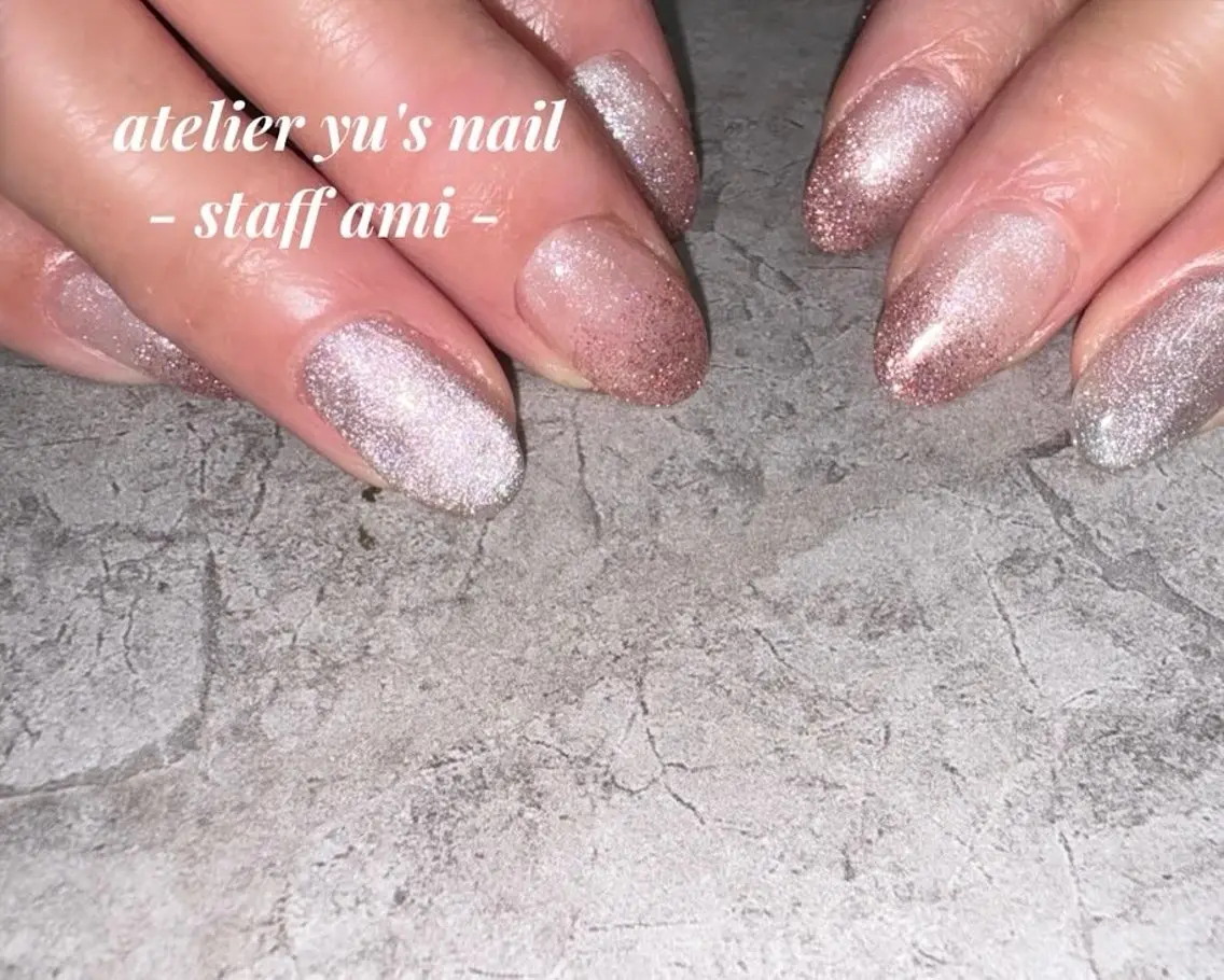ネイル フラッシュネイル マグネットネイル ハンドネイル ハンドケア atelier yu's nailのネイルデザイン