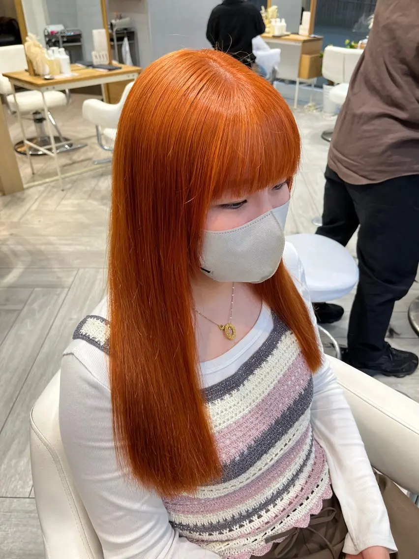 ロング ヘアカラー トリートメント AVANCE. chisatoのヘアスタイル