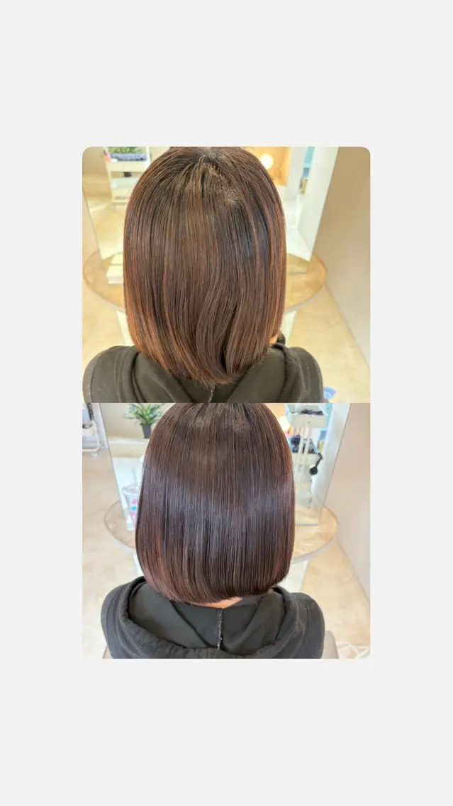 ミディアム 小暮 茜のヘアスタイル
