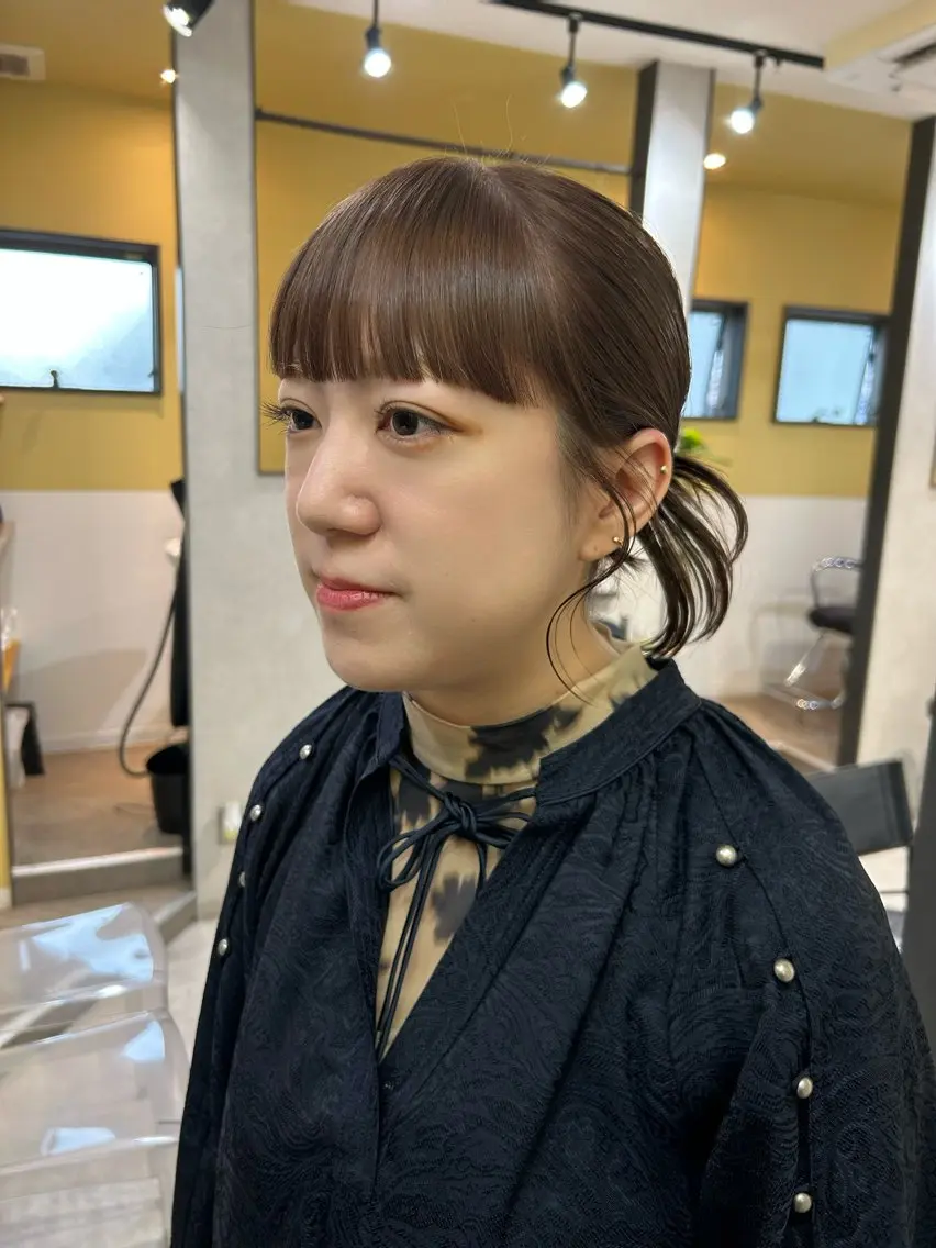 ヘアアレンジ ヘアセット hubhair レイヤー/透明感のヘアスタイル