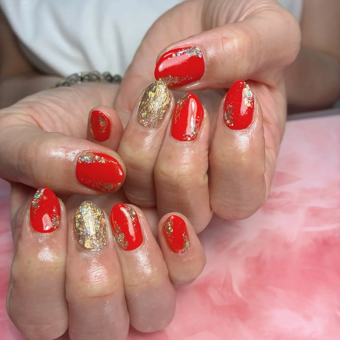 ミディアム ハンドネイル hs nail salonのネイルデザイン