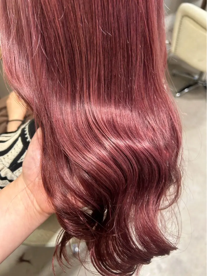 【✨透明感抜群✨】カット+ブリーチカラー+2ステップトリートメント🍀🫧の写真