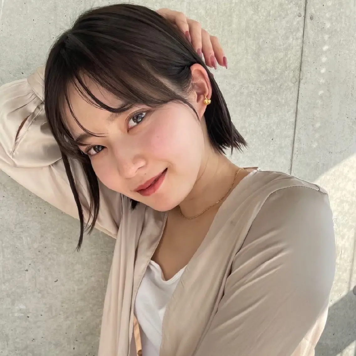 ミディアム ヘアアレンジ カラー 公式PARADE💐 池袋💐のヘアスタイル