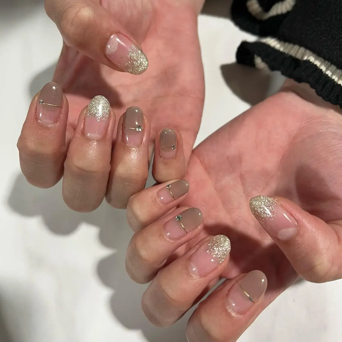 ネイル ハンドネイル 🤎Two ERI🤎のネイルデザイン