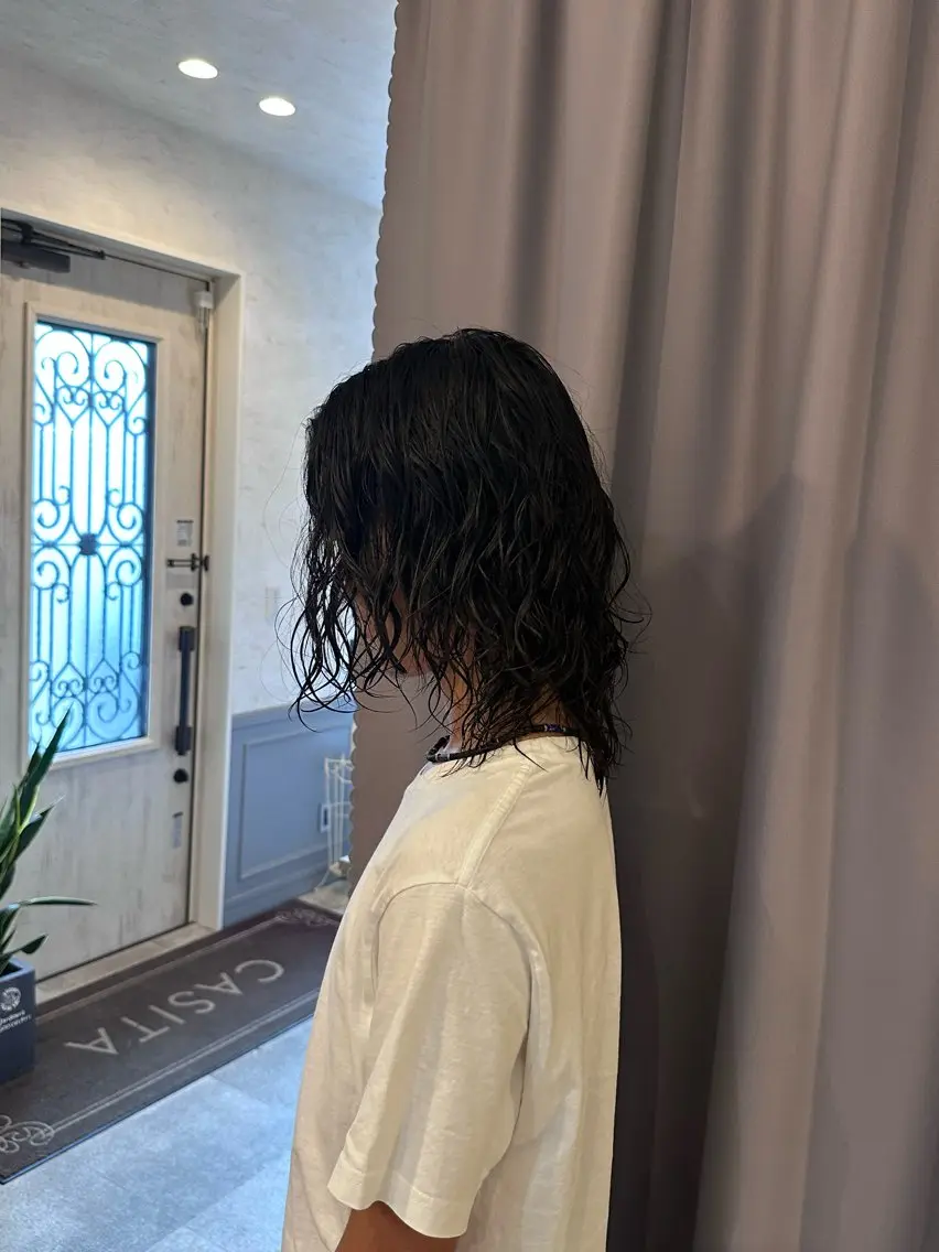 パーマ メンズ Casita mizukiのヘアスタイル