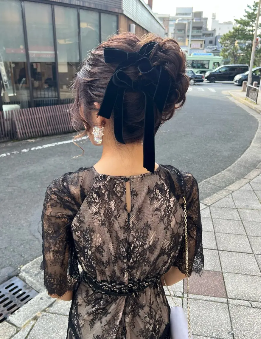 ヘアセットの写真