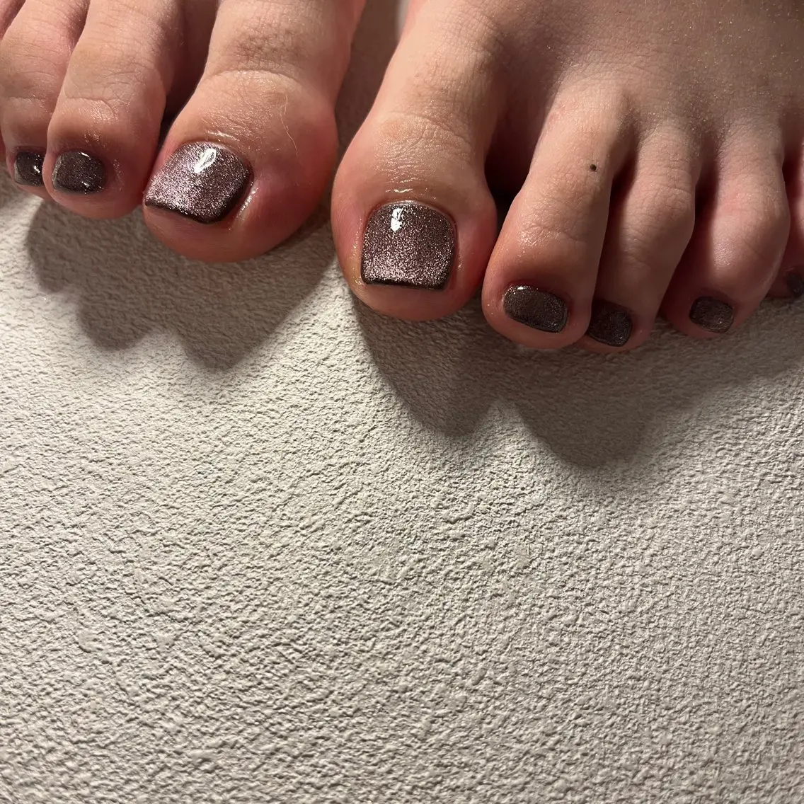 ネイル ジェルネイル ワンカラーネイル パラジェル 冬ネイル nail slow.のネイルデザイン
