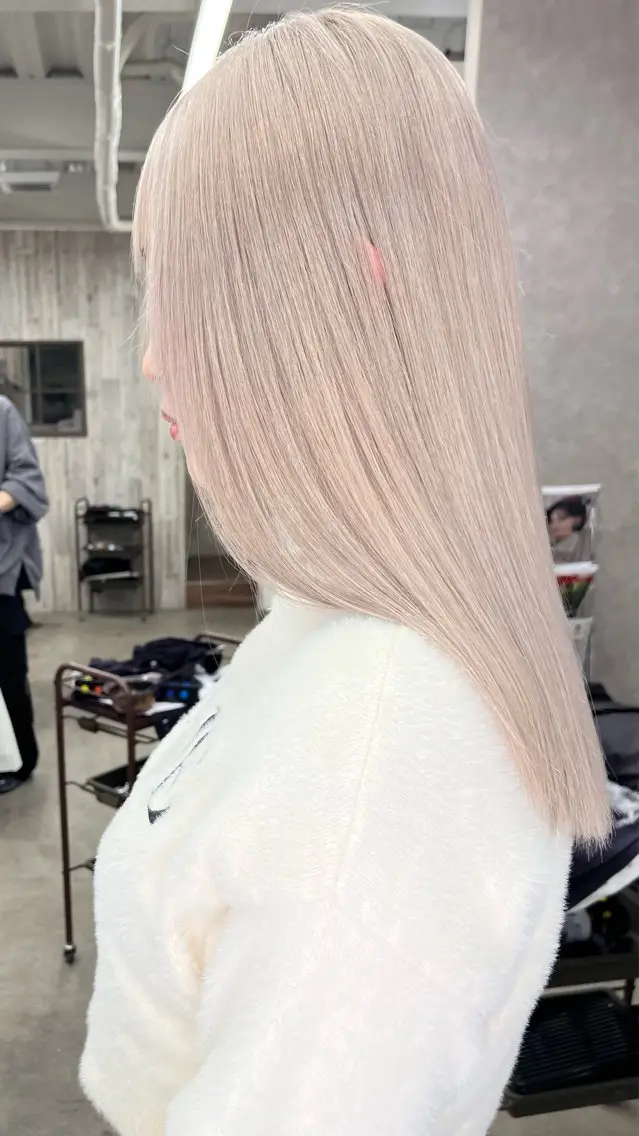 ロング ヘアカラー 中道 晶のヘアスタイル