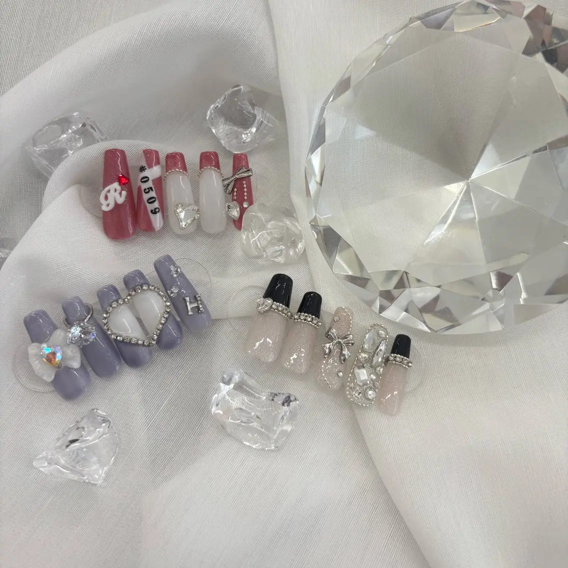 定額メニュー【フルデザイン】パーツ付け放題(クチコミ投稿で次回予約300円OFF✨️)の写真