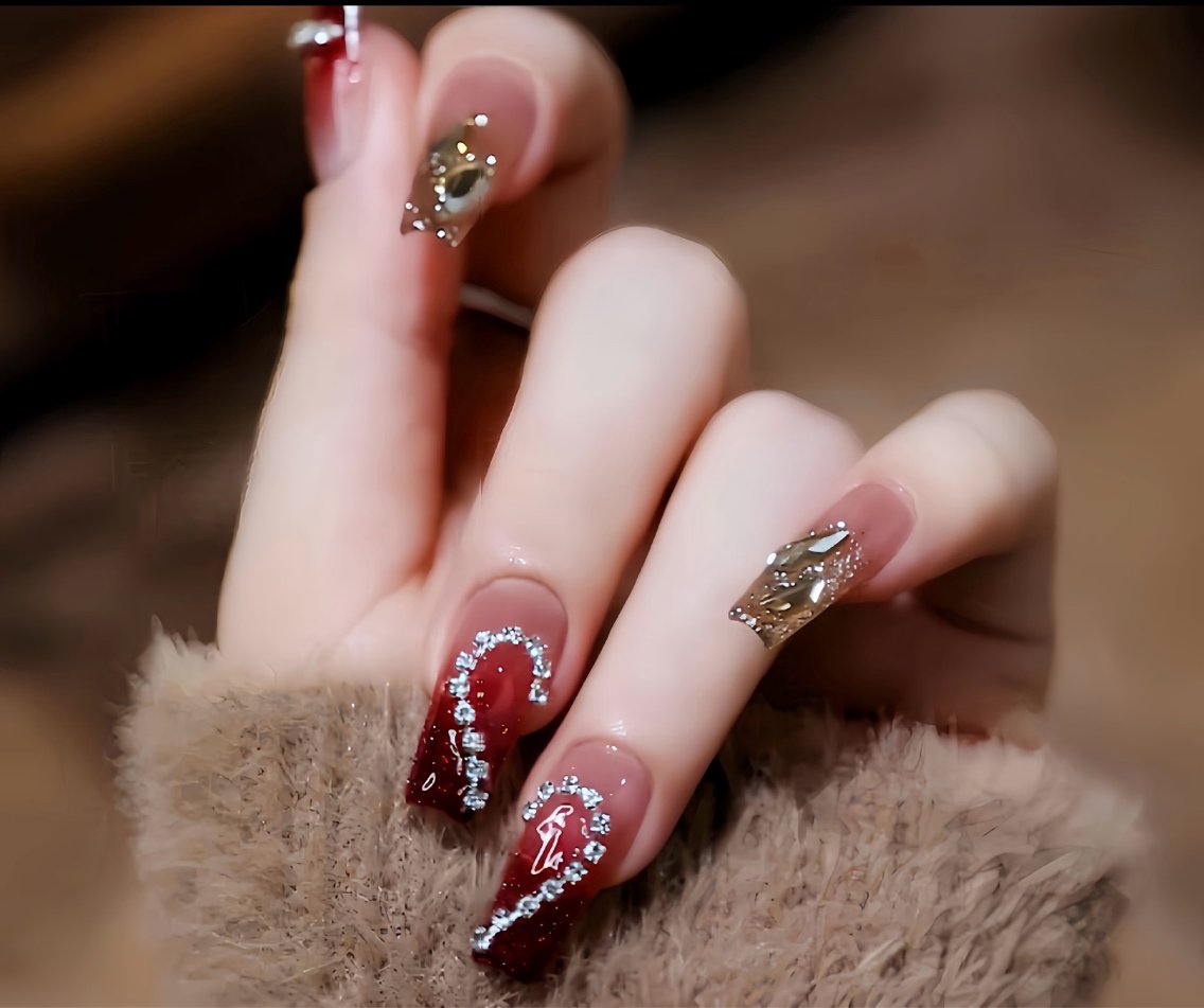 ネイル ハンドネイル H3 Nail Tsuki🦋💙のネイルデザイン