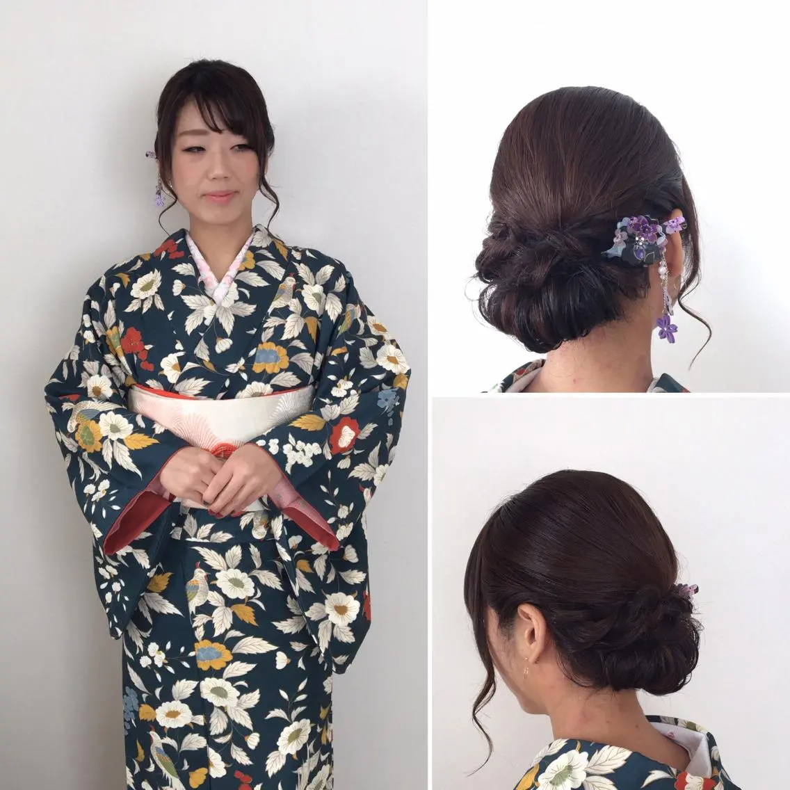 ミディアム ヘアアレンジ 着付け KANA カナのマツエク・マツパデザイン