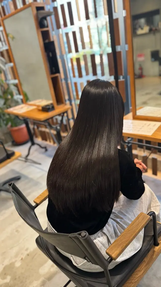 ロング ヘアカラー 縮毛矯正 三好 祐希 #似合わせ#髪質改善のヘアスタイル