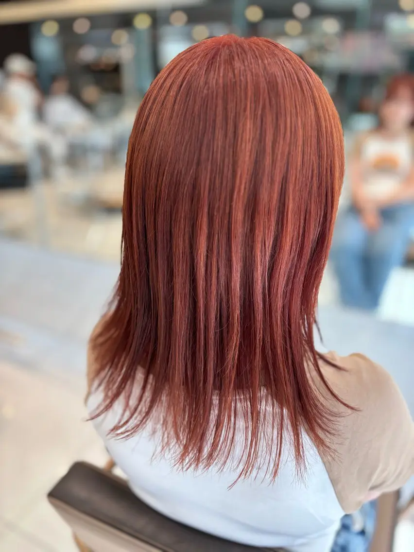 ミディアム カラー ヘアカラー 池田 悠人のヘアスタイル