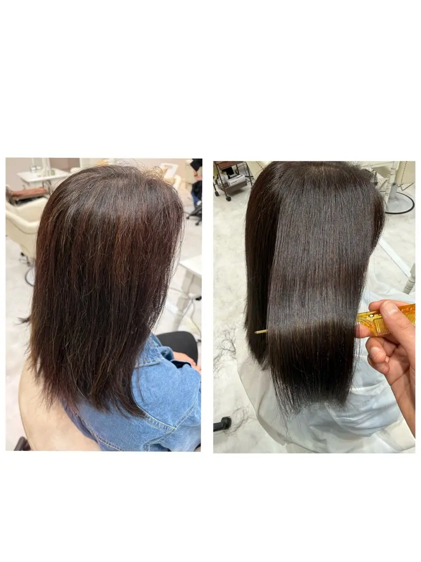 ミディアム トリートメント カット トリートメント Barrel 天王寺 YUUのヘアスタイル