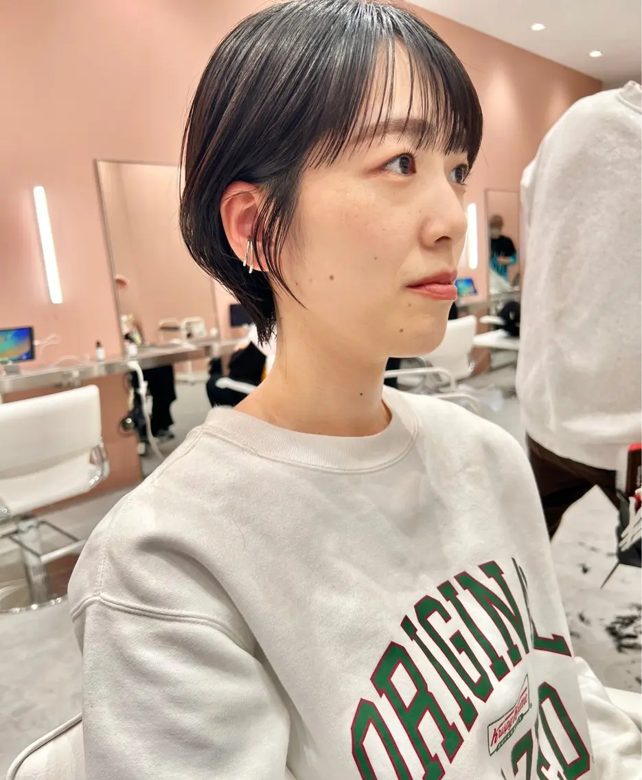 ショート ボブ ショートヘア カット トリートメント 🌿ショート🌿 パーマ🌿淳平のヘアスタイル
