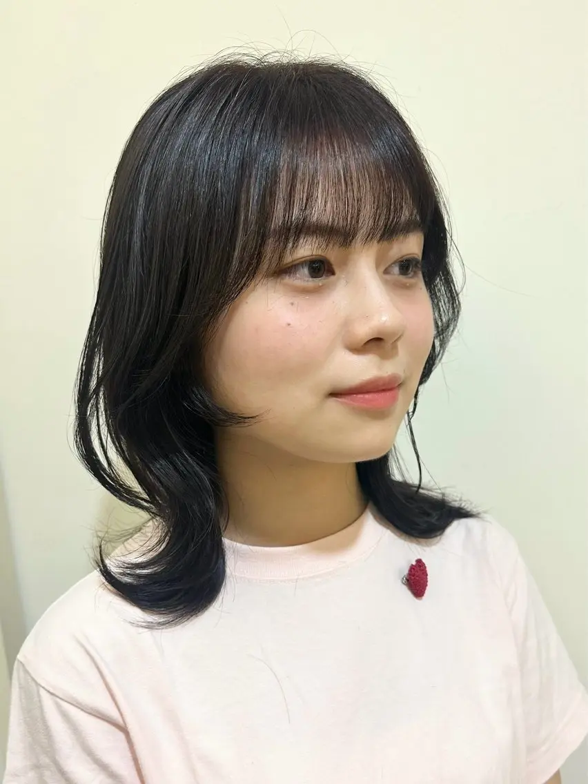 ミディアム カラー 似合わせカット ペッツ本店 スタイリスト増田ゆきのヘアスタイル