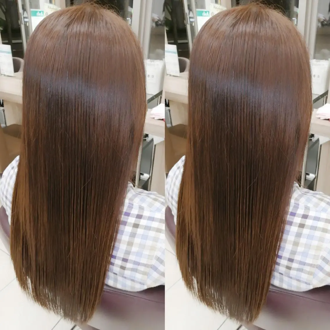 ロング パーマ ヘアアレンジ 縮毛矯正 盛れる韓国ヘア♡ 🌻鈴木花🌈のヘアスタイル