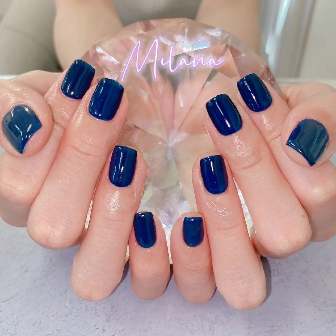 ネイル ワンカラーネイル Milana 川瀬のネイルデザイン