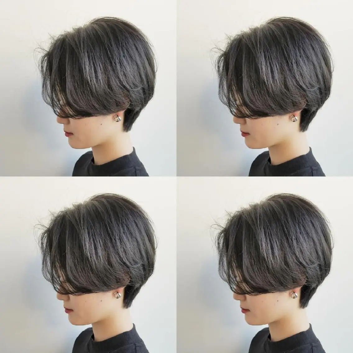 ショート カラー パーマ ヘアアレンジ ショートヘア iplus　眉毛と まつげパーマ専門店のマツエク・マツパデザイン