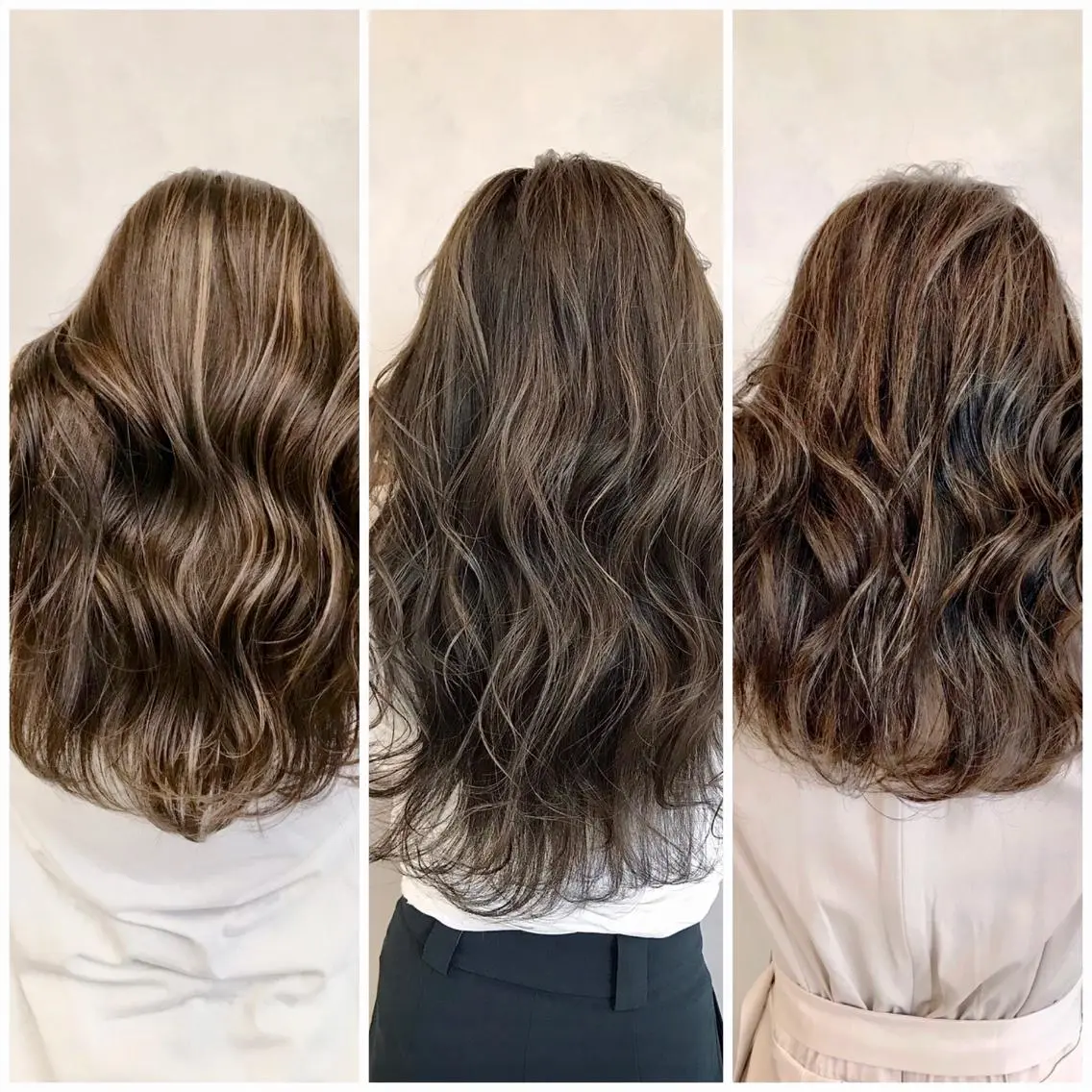 セミロング カラー ブリーチ&髪質改善 TAIGAのヘアスタイル