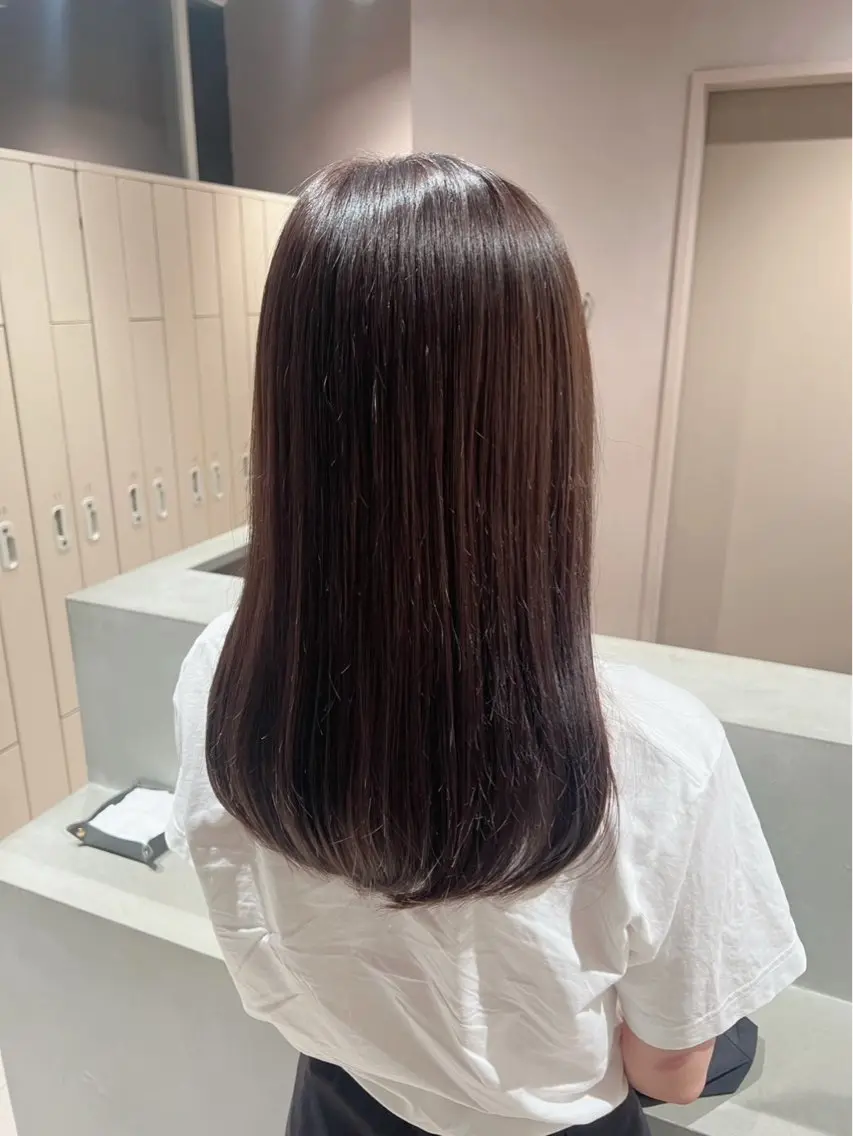 ミディアム カラー ブラウンカラー 透明感カラー⭐️ Takumaのヘアスタイル