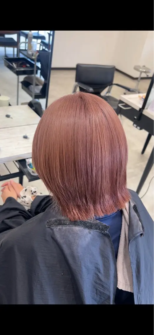 カラー ハイトーンカラー ピンクカラー ヘアカラー ciate山口 TAKUMAのヘアスタイル