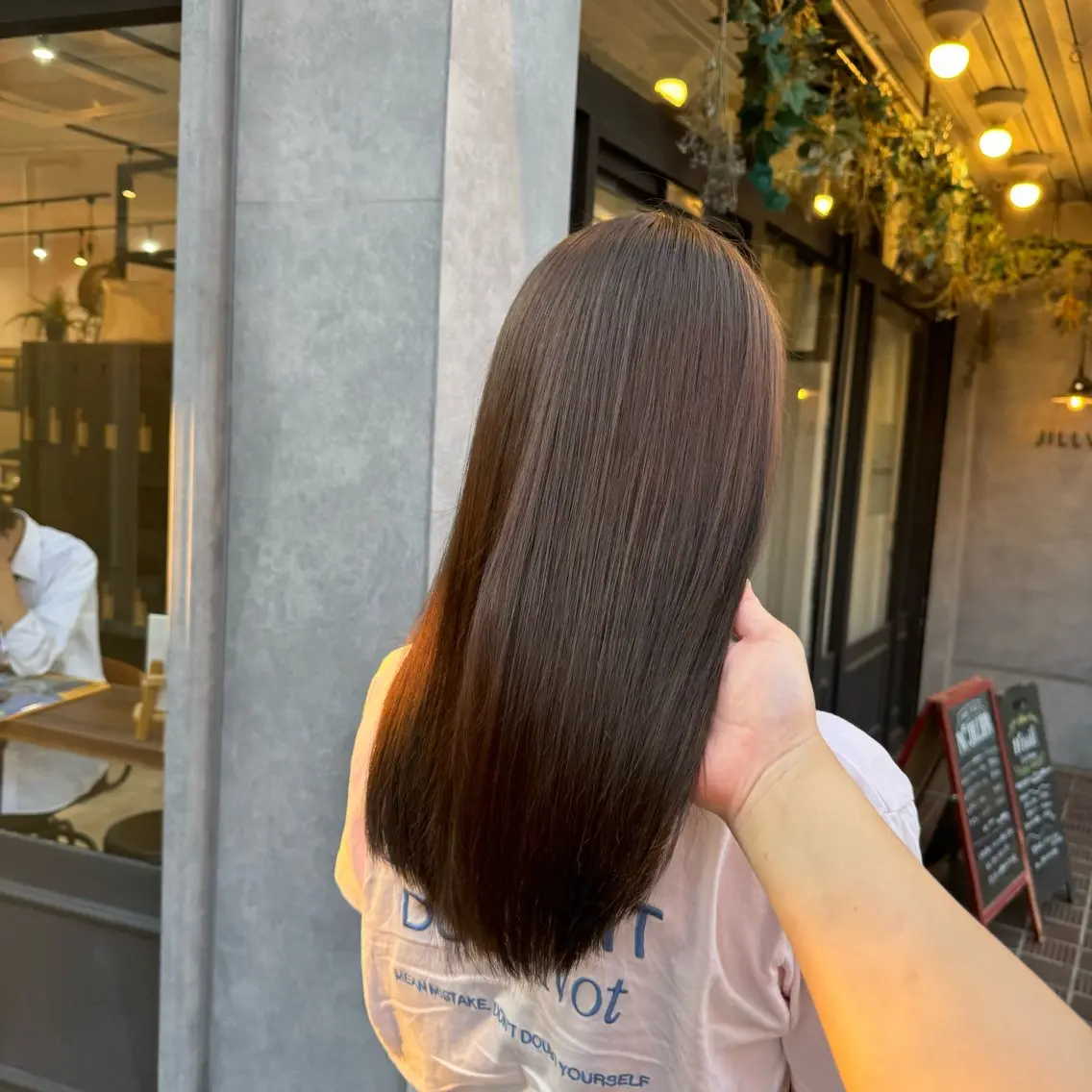 ロング カラー ヘアカラー トリートメント 🫧透明感カラー 🫧 ジルバ清水南海のヘアスタイル