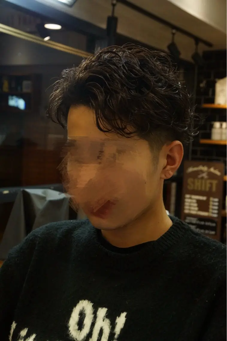 カット+パーマ+スタイリングの写真