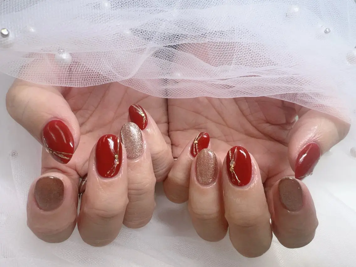 ネイル ハンドネイル OCEAN nail パラジェル　取扱い店のネイルデザイン