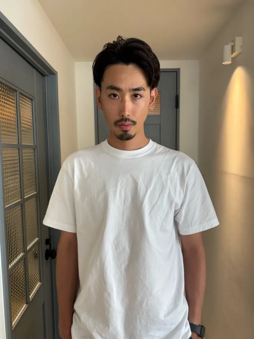 メンズ カット パーマ 高田 翔平のヘアスタイル