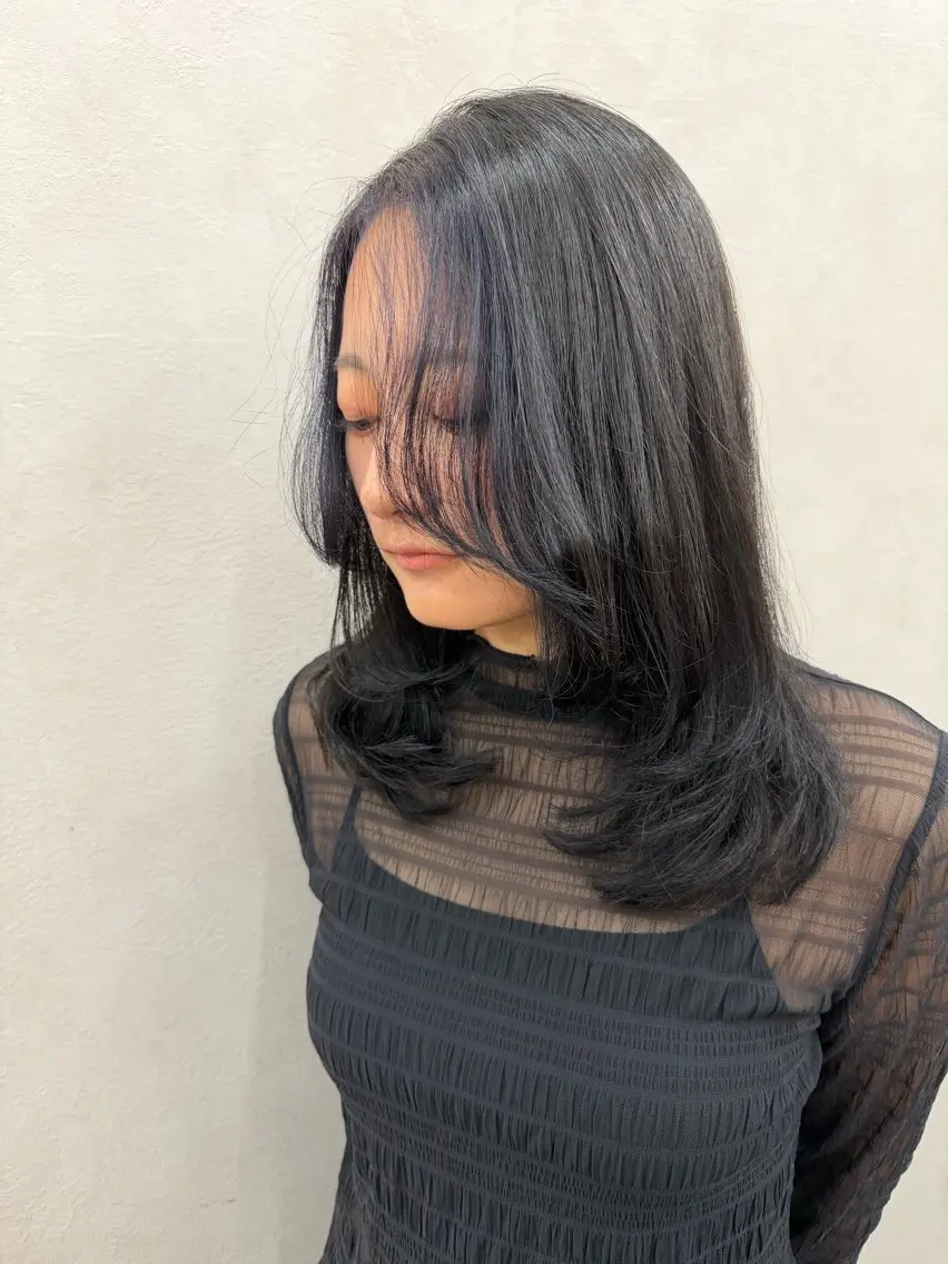 ミディアム カット ヘアカラー 🌼似合わせカラー / Misaki🌼のヘアスタイル